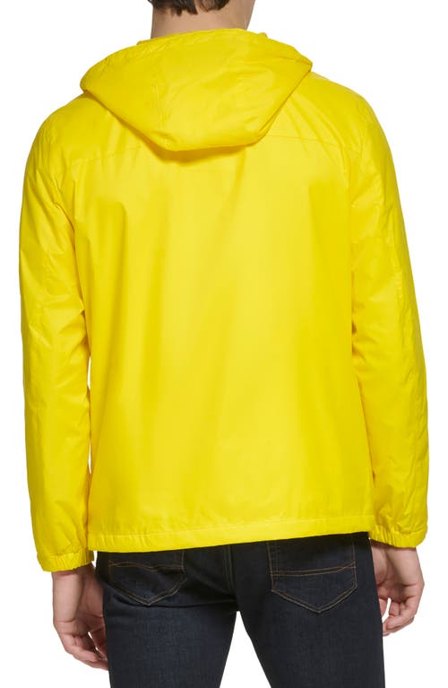 TOMMY HILFIGER TOMMY HILFIGER HOODED RAIN SLICKER JACKET 