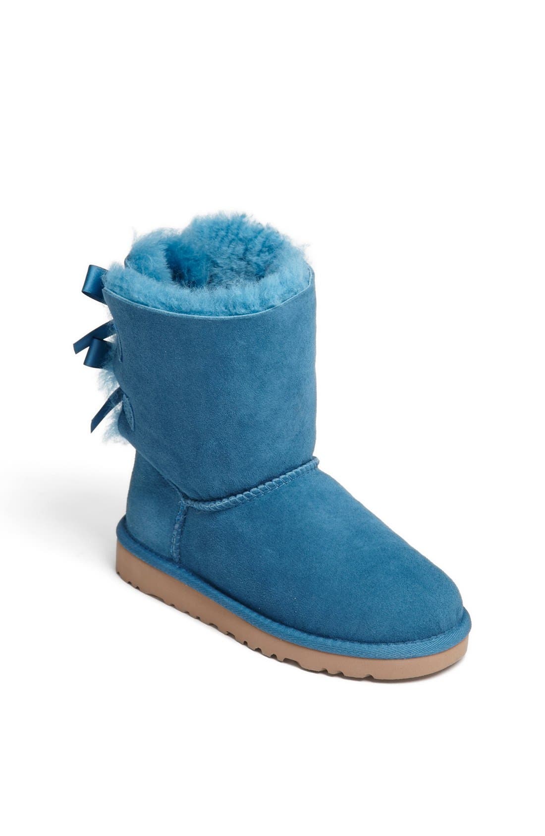 baby blue uggs with bows