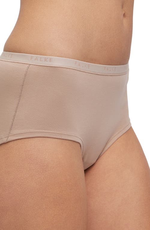 Shop Falke Daily Comfort 2-pack Stretch Cotton Hipster Briefs In Camel