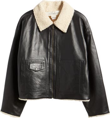 Cole haan reversible hot sale leather jacket