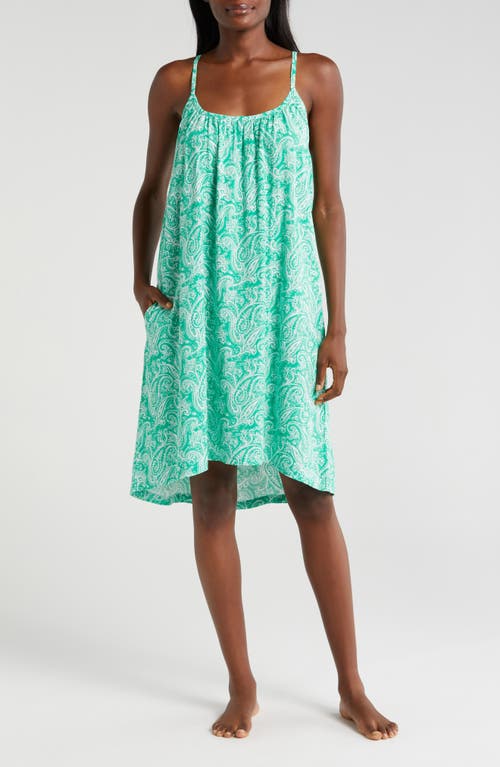 Papinelle Sophia Paisley Nightgown Spearmint at Nordstrom,