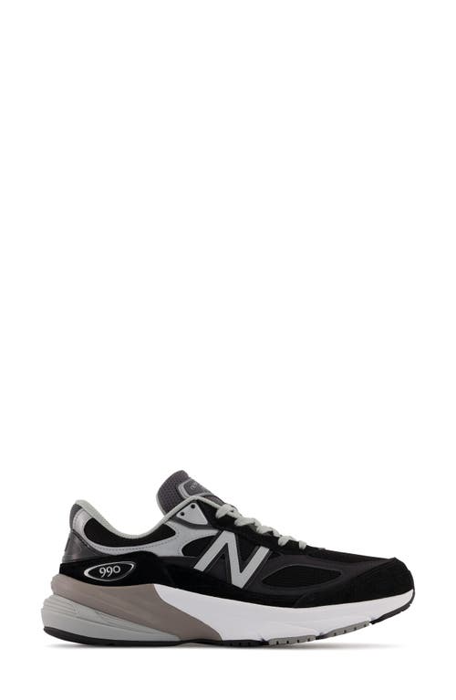 Shop New Balance 990 Running Shoe In Black/black