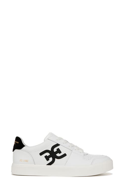 Sam Edelman Ellie Sneaker In White/black