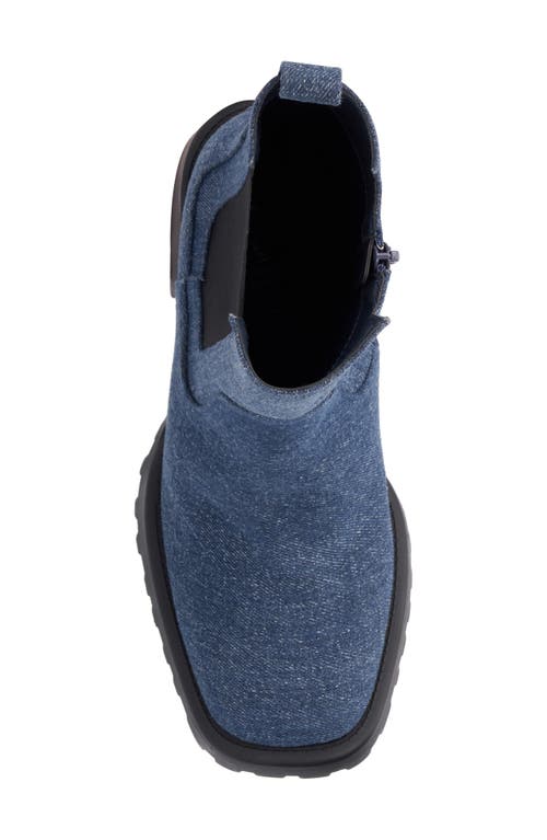 Olivia Miller No Notes Chelsea Boot In Denim