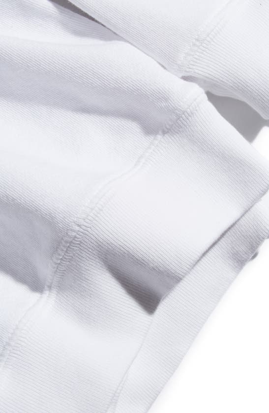 The Great The Teammate Cotton Sweatshirt In True White