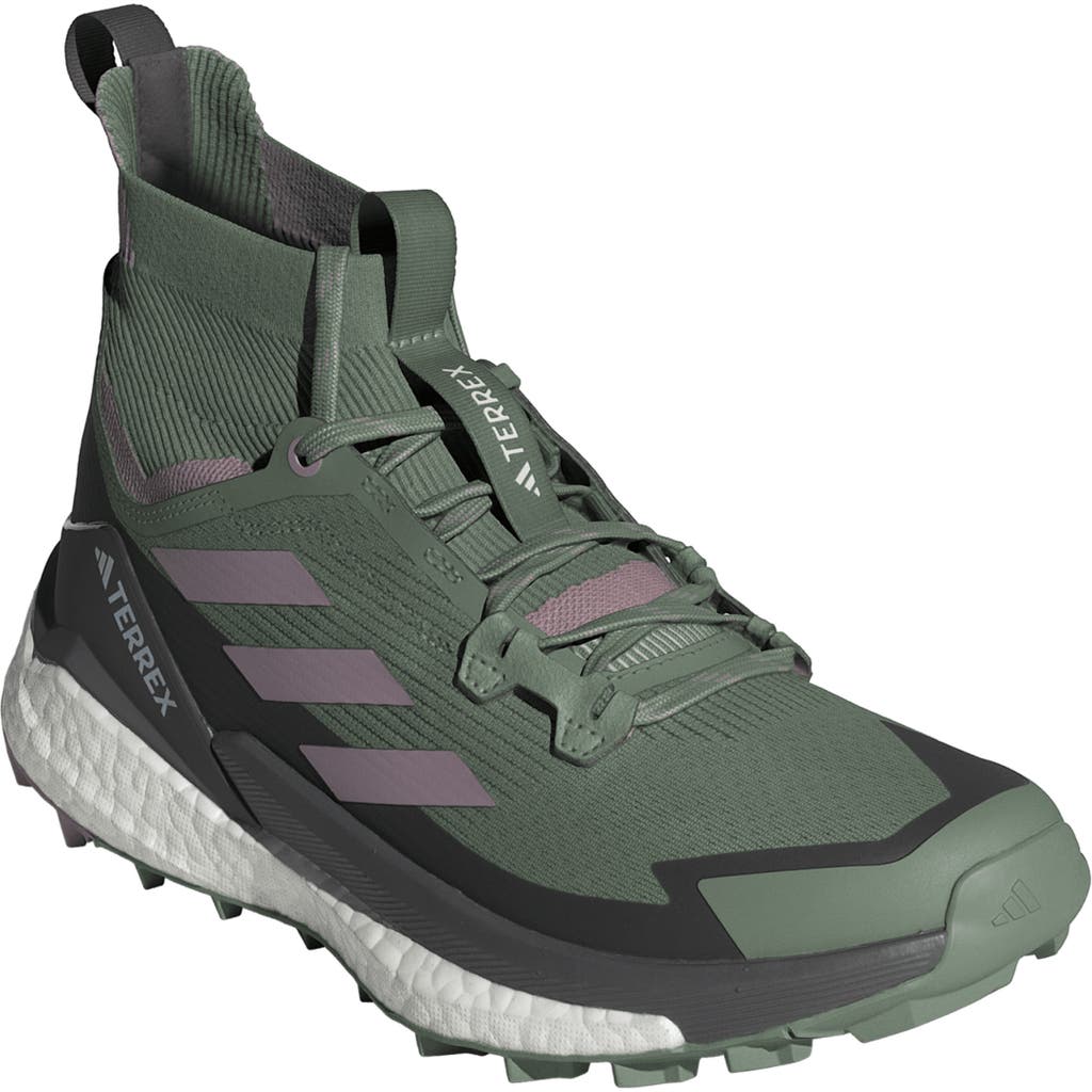 Adidas Originals Adidas Terrex Free Hiker 2.0 Hiking Shoe In Green/fig/jade