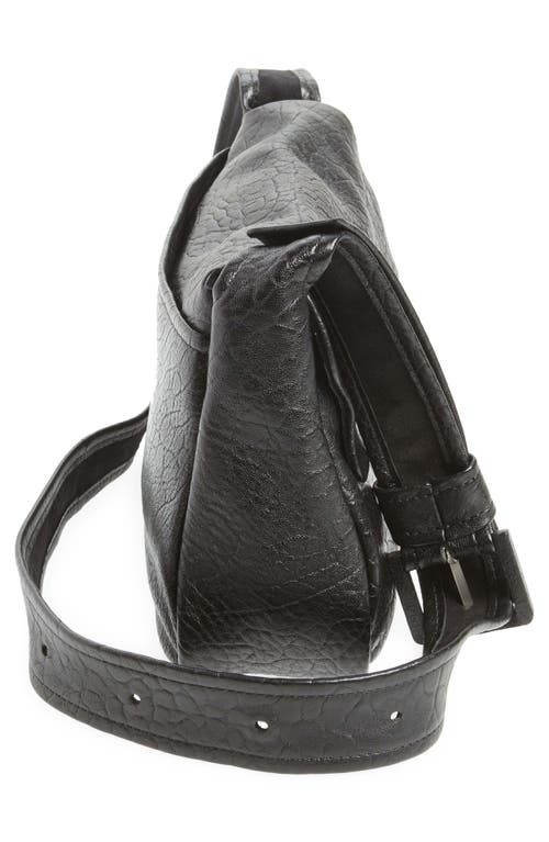 Marni Medium Trunkaroo Soft Leather Shoulder Bag In 00n99 Black