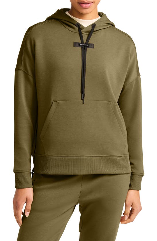 On Recycled Polyester Blend Hoodie In Hunter