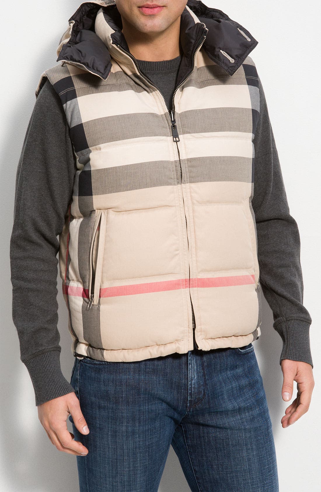 Burberry Reversible Channel Quilted Down Vest Nordstrom