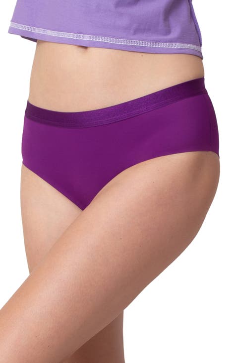 Girl's Butterfly Padded Training Underwear (2 Pack) – Purple Doorknob