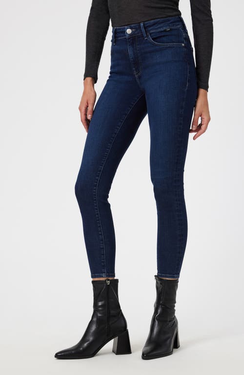 Shop Mavi Jeans Tess Ankle Skinny Jeans In Dark Blue Supersoft