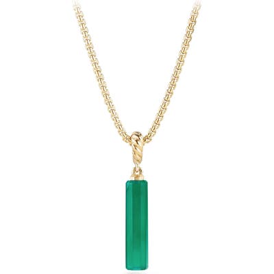 David Yurman Barrel Charm With 18K Gold