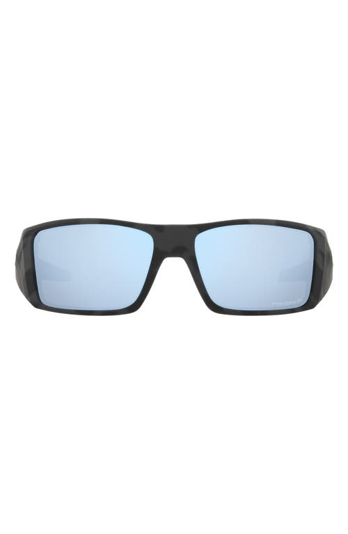 Oakley Heliostat 61mm Prizm Polarized Rectangular Sunglasses in Camo at Nordstrom