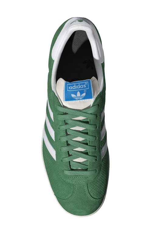 Shop Adidas Originals Adidas Gazelle Indoor In Preloved Green/white/white