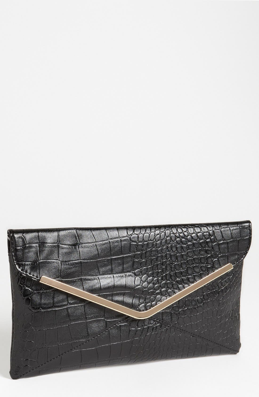Expressions NYC Faux Leather Envelope Clutch Nordstrom
