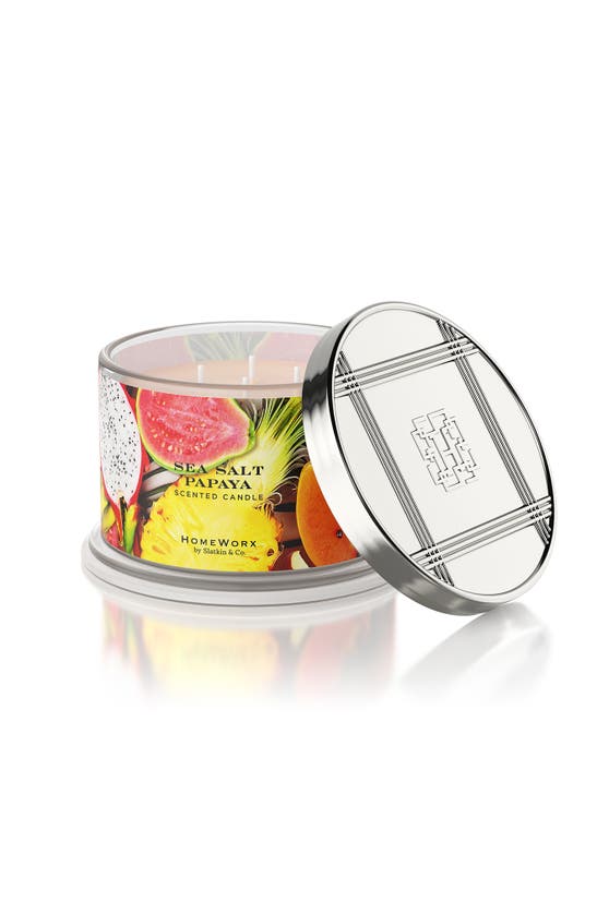 Shop Homeworx By Slatkin & Co. Sea Salt Papaya Scented 4-wick Jar Candle