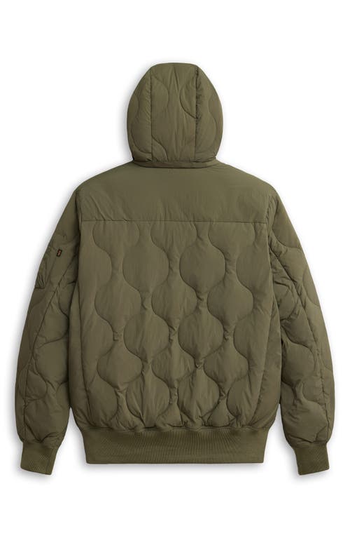 ALPHA INDUSTRIES ALPHA INDUSTRIES LIGHTWEIGHT QUILTED WATER RESISTANT DOWN JACKET