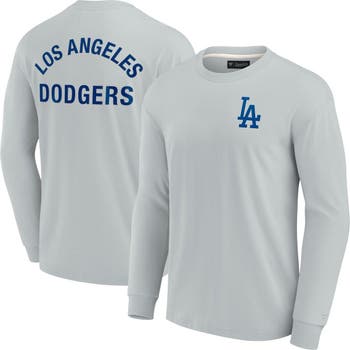 LA Dodgers Shirt Mens Medium Gray Short Sleeve Crew Neck Stadium