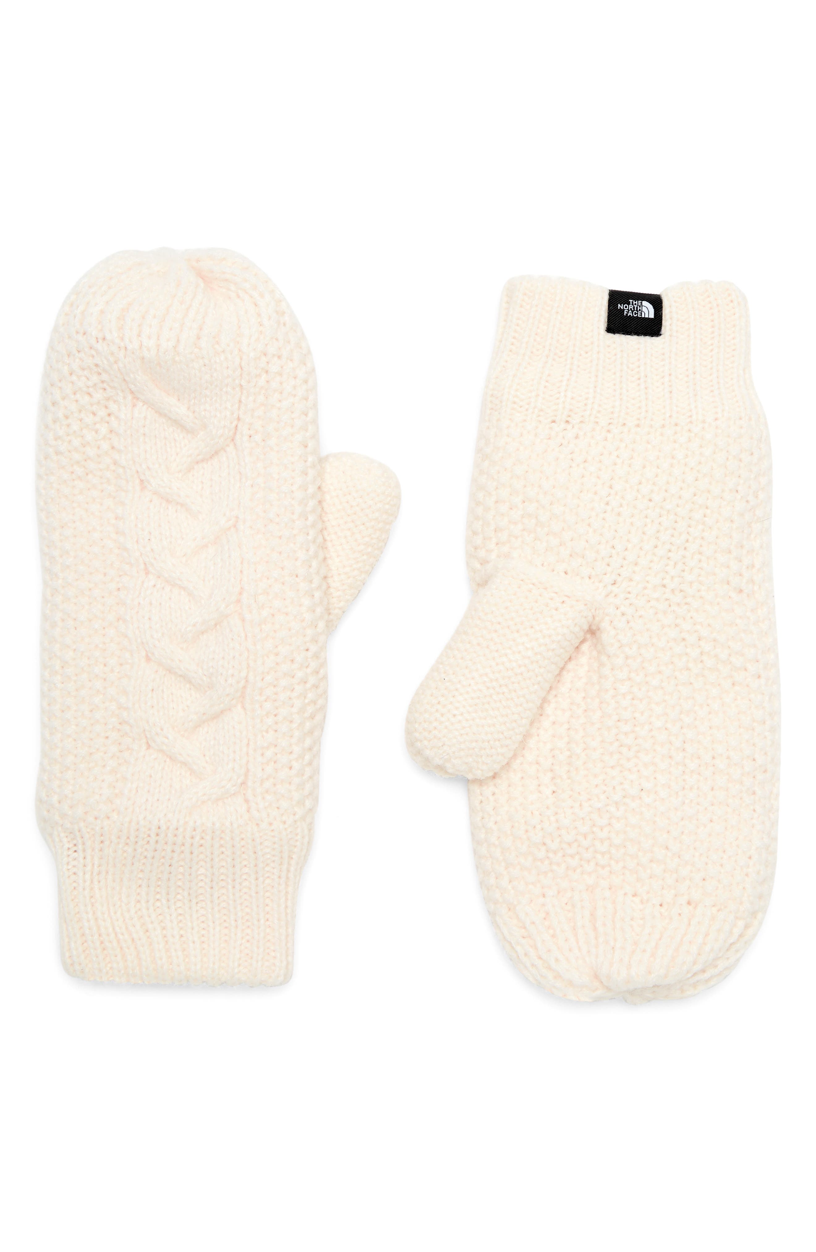 north face knit mittens