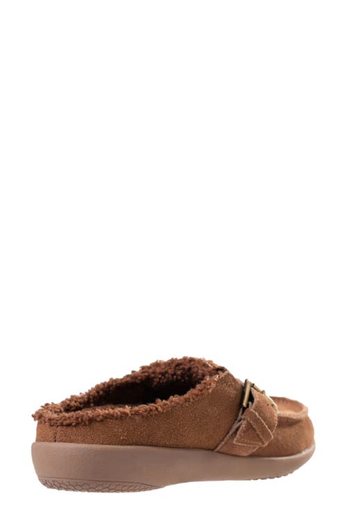 Shop Revitalign Siesta Faux Fur Lined Clog In Bison