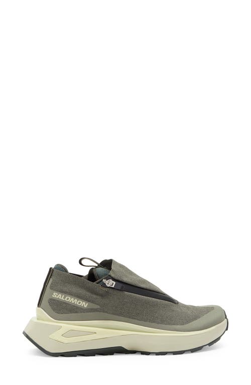 Salomon Odyssey Elmt Advanced Round Toe Sneakers In Anced Olvnig/dlicg