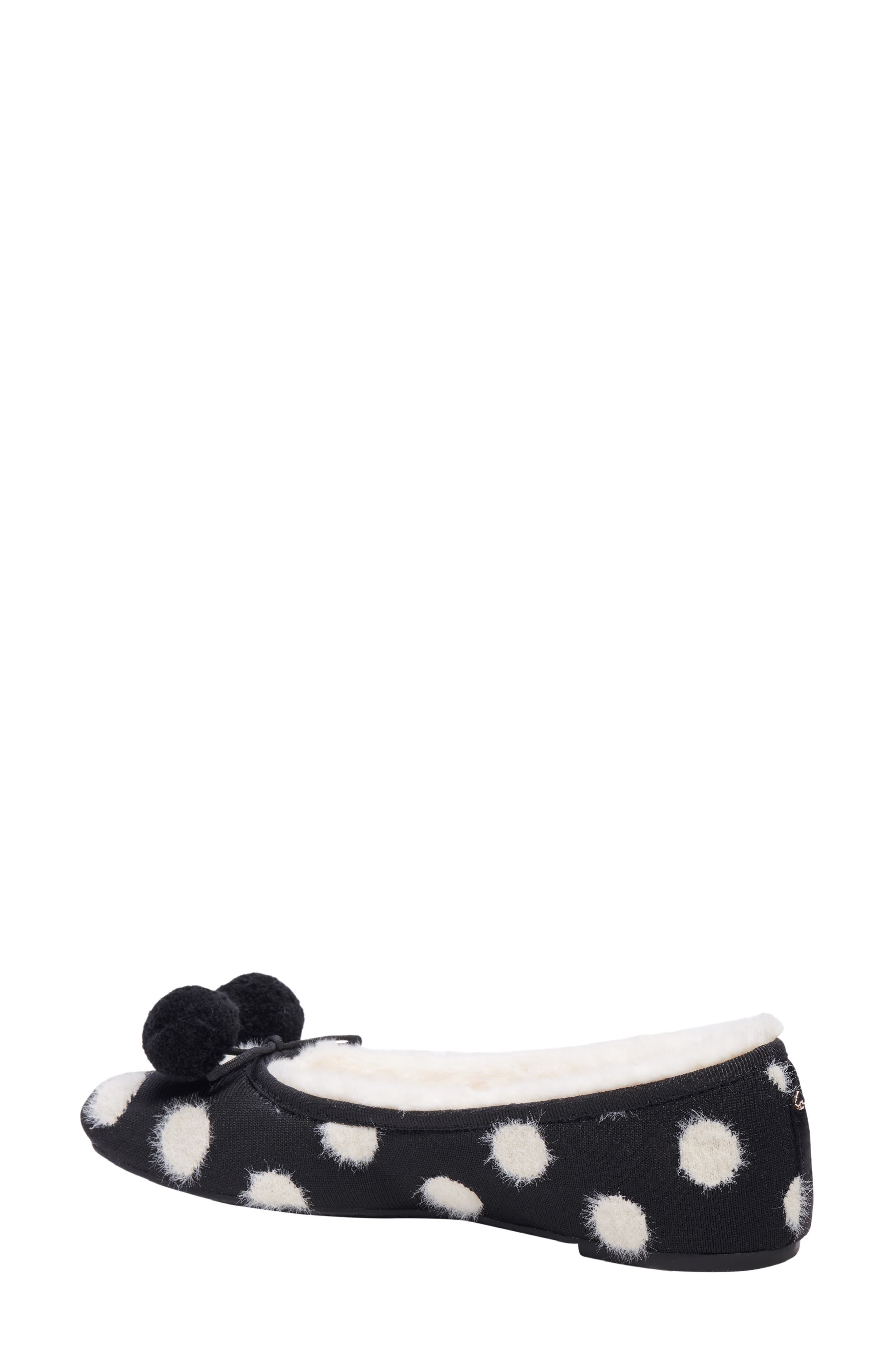 kate spade black slippers