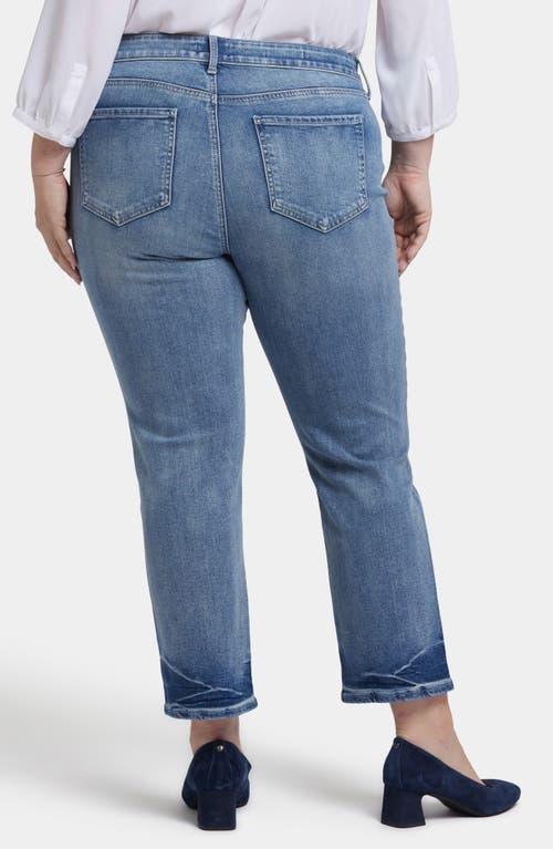 Nydj Plus Size Marilyn Ankle Straight Pull On Jeans In Torrent Peak