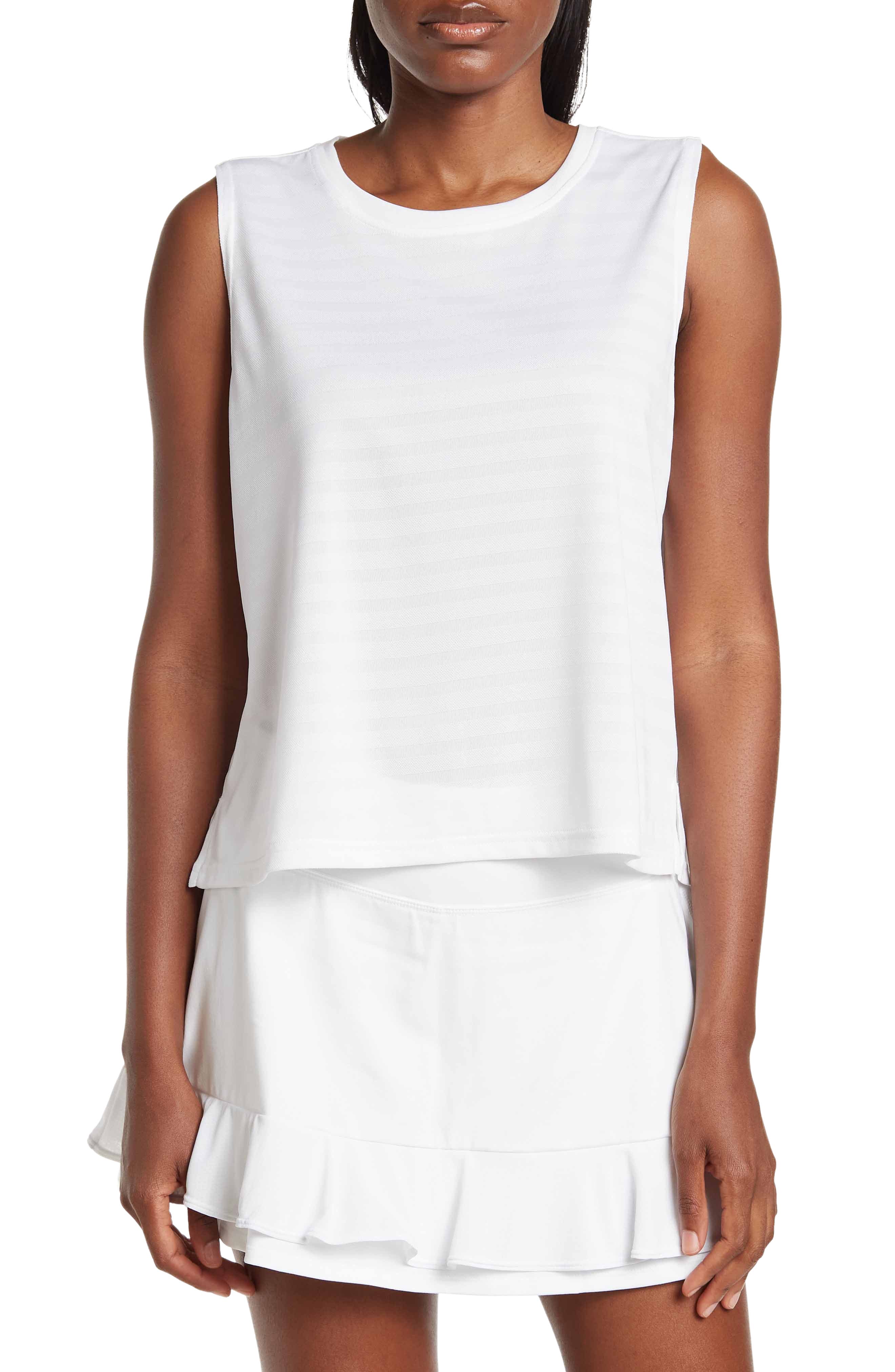 womens white tank dress