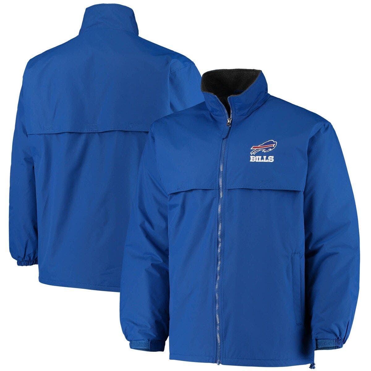 DUNBROOKE Men's Dunbrooke Royal Buffalo Bills Triumph Fleece Full-Zip ...