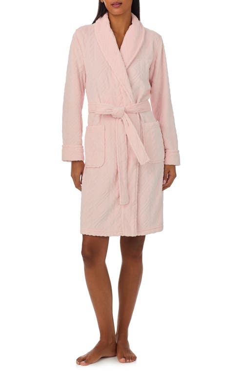 Shop Lauren Ralph Lauren Quilted Robe In Pink