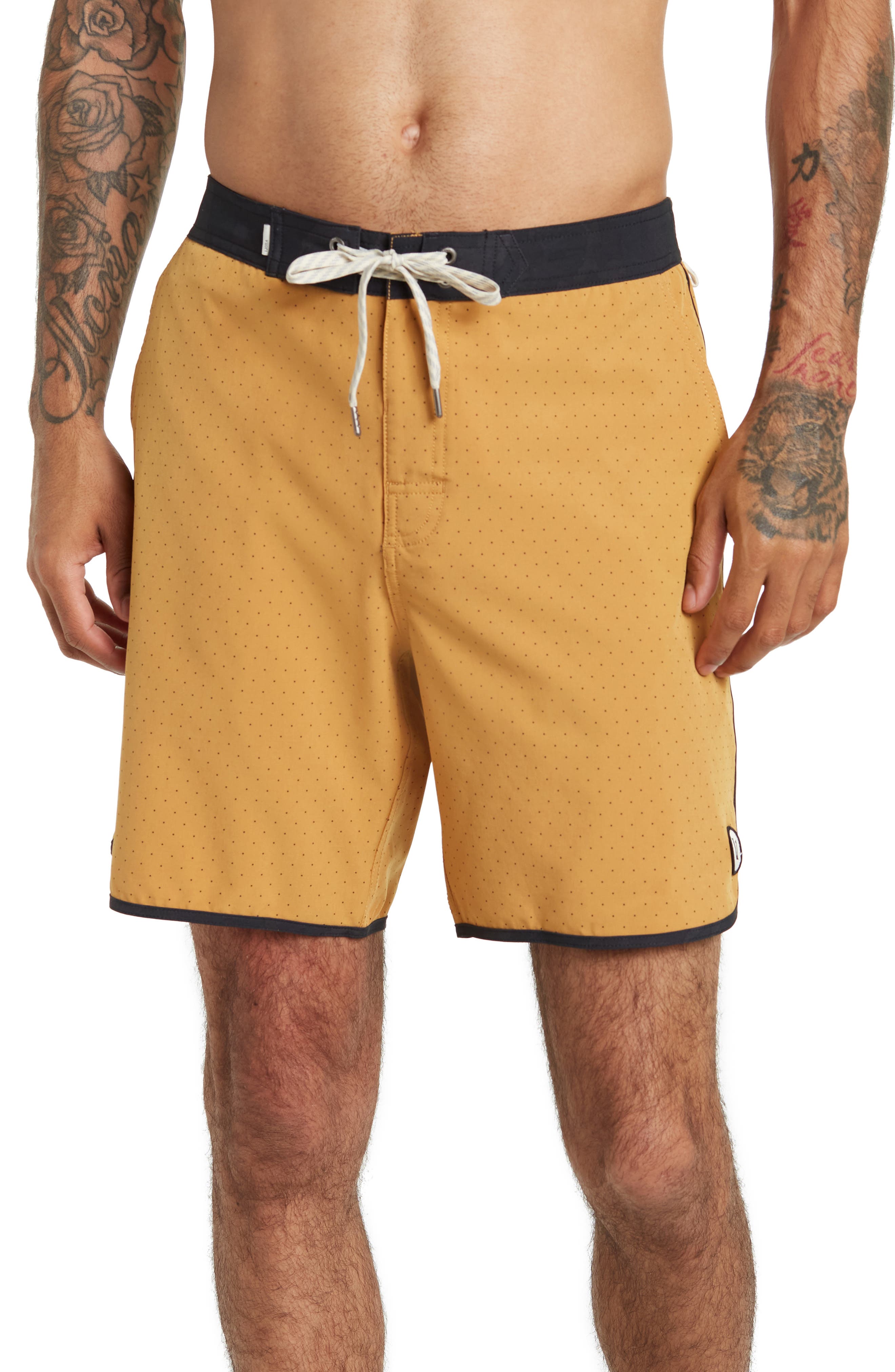 Moschino Synthetic Swim Trunks in Yellow for Men Mens Clothing Beachwear Swim trunks and swim shorts 