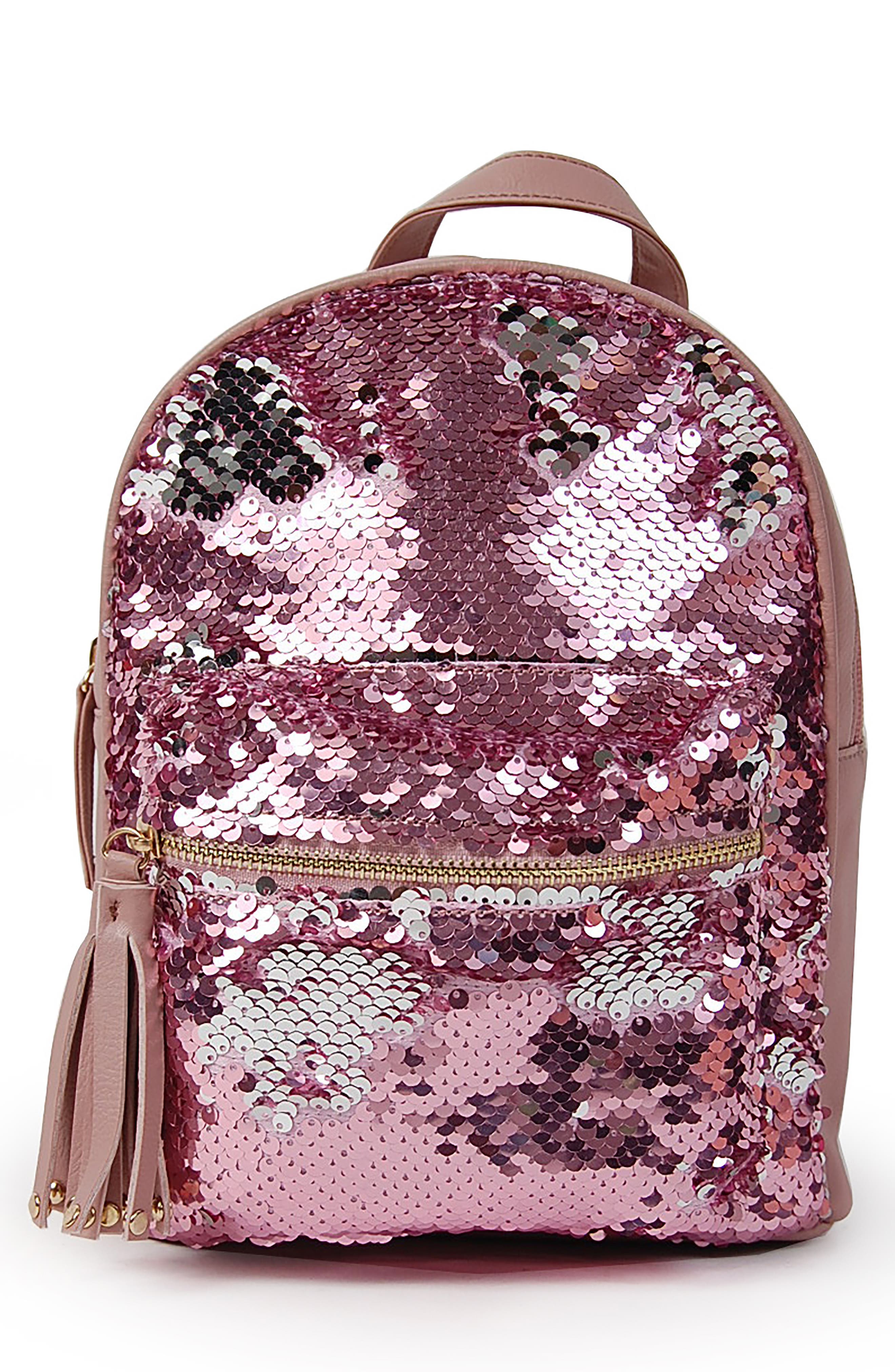 flip sequins backpack