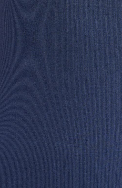 Lunya Ribbed Short Pajamas In Deep Blue