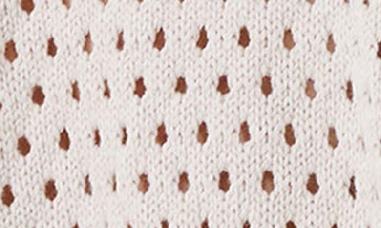 Shop French Connection Nini Open Stitch Sweater In Oatmeal