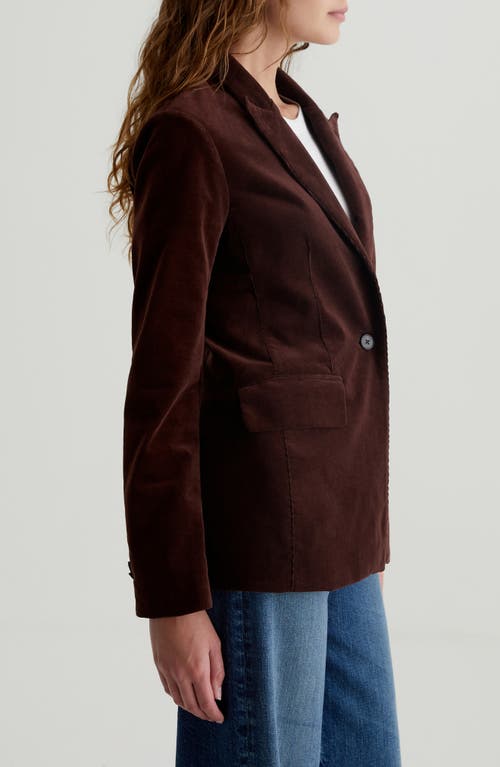 Shop Ag Rue Corduroy Blazer In Alpine Bark