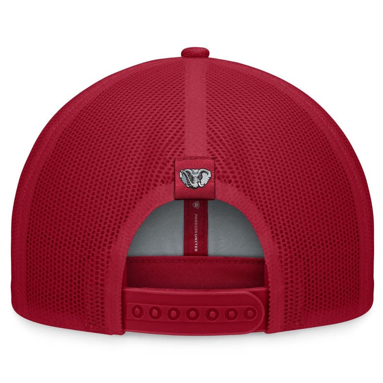 Shop Top Of The World Crimson Alabama Crimson Tide Carson Trucker Adjustable Hat