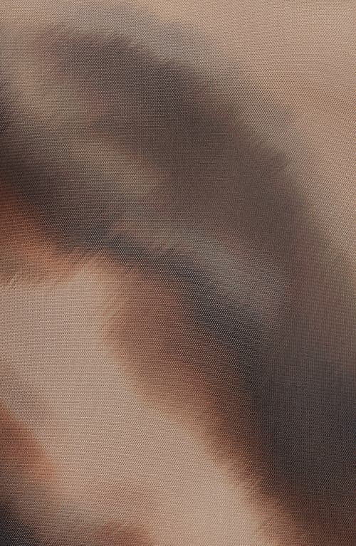 Petal And Pup Petal & Pup Pandora Long Sleeve Mesh Maxi Dress In Multi