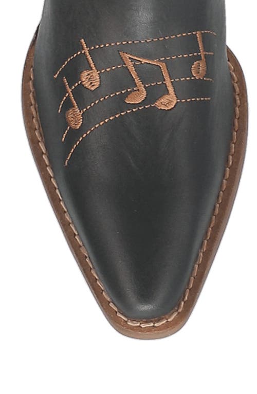 Shop Dingo Melody Embroidered Western Boot In Black