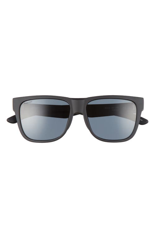 Smith Lowdown 2 Core 55mm Sunglasses In Matte Black/polar Grey Green