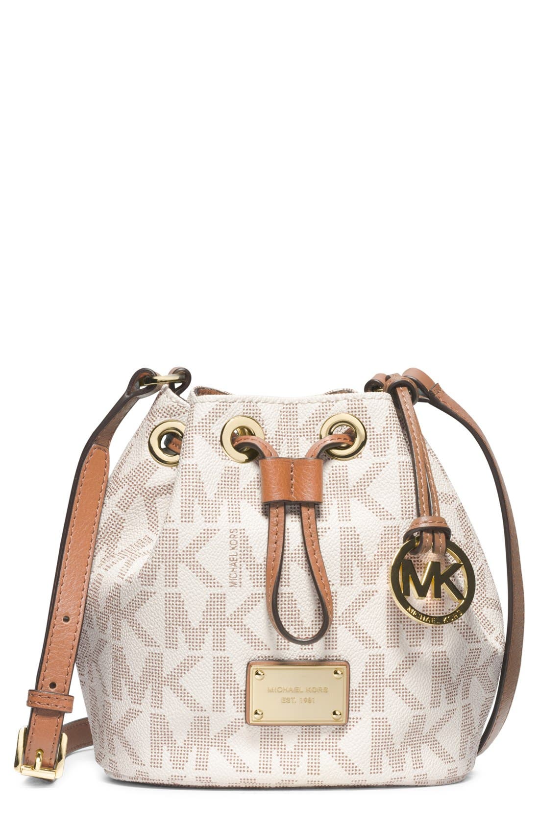 michael kors jules drawstring crossbody