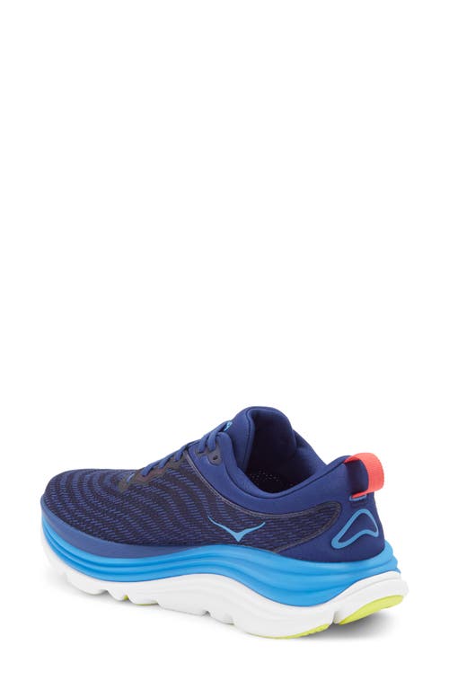 Shop Hoka Gaviota 5 Running Shoe In Bellwether Blue/evening Sky