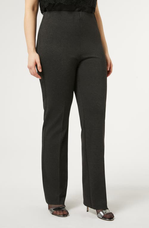 Shop Marina Rinaldi Brigida Stretch Jersey Pants In Dark Grey