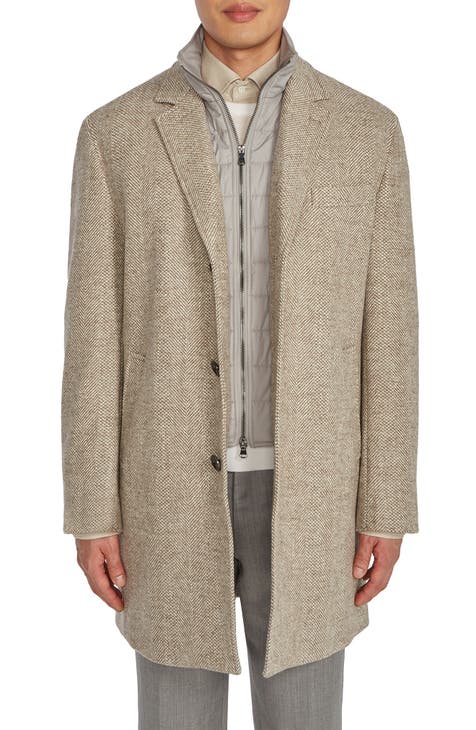 Men's Beige Overcoats & Peacoats | Nordstrom