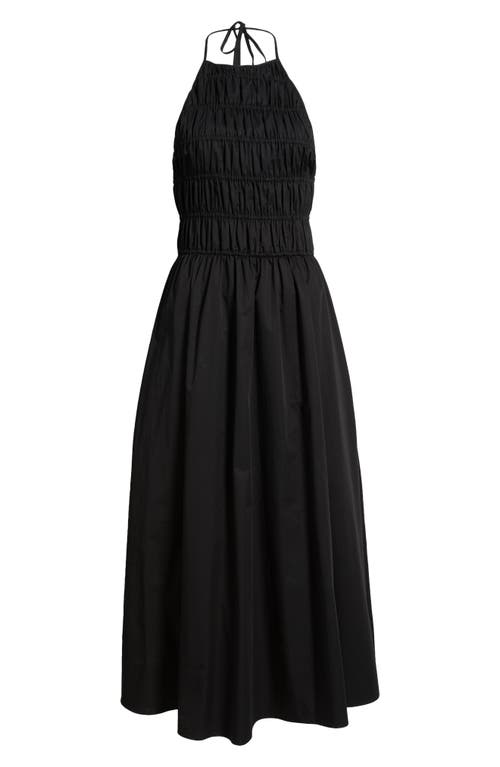 Solid & Striped The Meira Dress In Noir