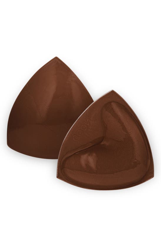 Shop Nood Double Up Triangle Push-up Pads In No.7 Bronze