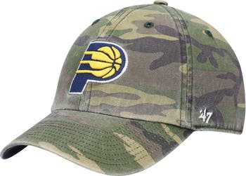 47 Men's '47 Camo Indiana Pacers Clean Up Adjustable Hat