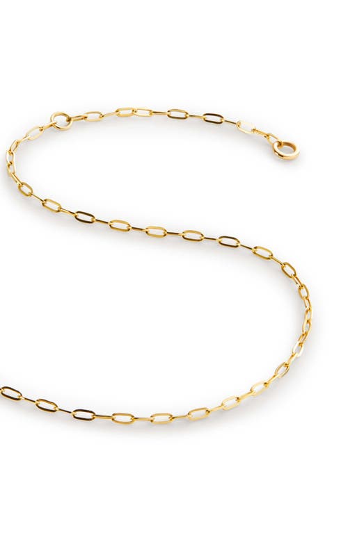 Ana Luisa Gold Chain Paperclip Bracelet In Gold