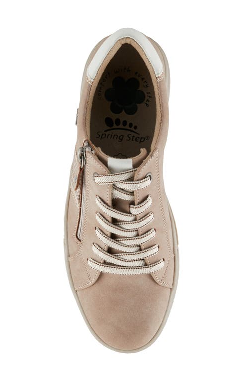 Spring Step Jamia Water Resistant Sneaker In Blush