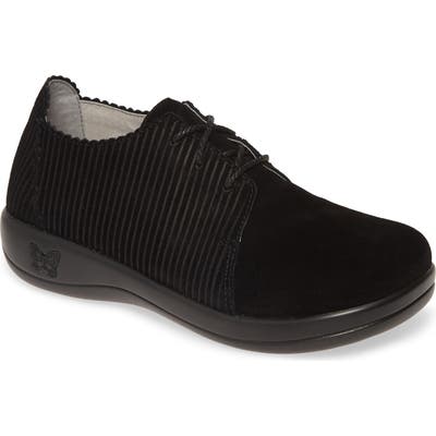 Alegria Pyper Corduroy Derby- Black