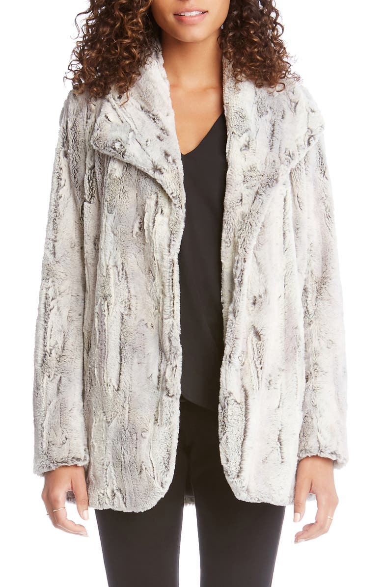 Karen Kane Faux Fur Coat | Nordstrom